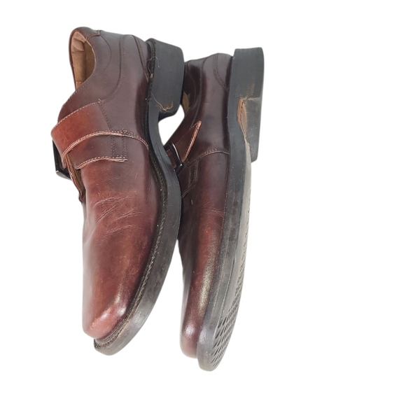 Johnston & Murphy Monk Strap Brown Men\'s Size 9.5 M Leather Italy main image 5